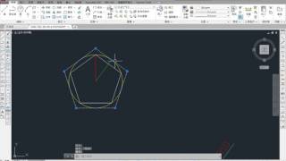 AutoCAD 2015 2D 教學課程 0084 多邊形(POLYGON) 講解