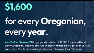 Oregon Measure 118 would bring refunds to Oregonians by making corporations pay more