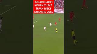 Golün hakkı Kenan Yıldız..!! Türkiye 1-0 Karadağ | UEFA ULUSAL LİGİ #tff #uefa #millimaç #shorts