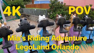 Mia’s Riding Adventure - LegoLand Orlando, Florida - 4K, POV, Queue Line Walk, and Review