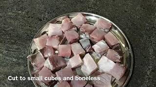 Boneless special fish curry