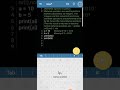 Bitwise operators in python | python programming | using mobile ide| v.12(part 6)