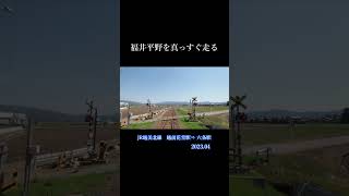 福井平野をまっすぐ走る（JR越美北線　越前花堂駅⇒六条駅　202304）