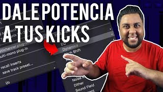 Como usar un COMPRESOR para MEZCLAR un KICK POTENTE