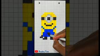 Easy Minion Drawing Under A Minute 😍 #Shorts