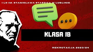 REKRUTACJA - klasa IB