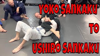 Yoko Sankaku transition to Ushiro Sankaku