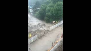 #River  water overflowing #havi  rain#