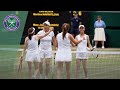 Outstanding doubles point in Navratilova/Black vs Fernandez/Sugiyama at Wimbledon 2019