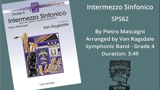 Intermezzo Sinfonico from Cavalleria Rusticana (SPS62) by Pietro Mascagni, arr. by Van Ragsdale