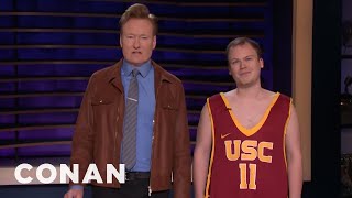 Conan Interviews A Student Who Definitely Bribed His Way Into College | CONAN on TBS