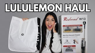 lululemon haul + Redroad W13 wet dry vacuum