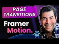 How To Create Page Transitions in React with Framer Motion in 10 Minutes!