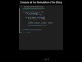 Compute all the Permutation of the String in Python | Python Examples | Python Coding Tutorial