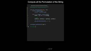 Compute all the Permutation of the String in Python | Python Examples | Python Coding Tutorial
