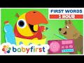 Toddler Learning Video w Color Crew & Larry | Learning First Words | Animals for kids | BabyFirst TV