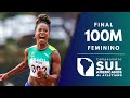 VITÓRIA ROSA BRILHA E VENCE OS 100M 🏅🇧🇷 | CAMPEONATO SUL-AMERICANO DE ATLETISMP0