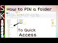 How to pin a folder to Quick Access in Windows 10