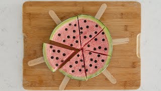 SADECE ÜÇ MALZEME 🍉 KARPUZ DONDURMA TARİFİ NASIL YAPILIR?