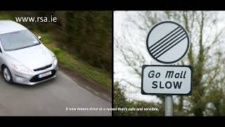 Rural Speed Limits Sign