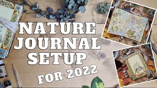 How I set up my Nature Journal for 2022 | Flipthrough and tips