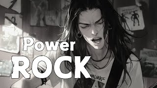 【洋楽ソング】Power Rock / 作業用 / 1時間 / ドライブ /  仕事用 / 勉強用 / ジム / 集中用【ロック BGM Vol.2】