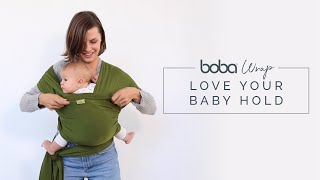 Boba Serenity Wrap Pesto - Love Your Baby Hold