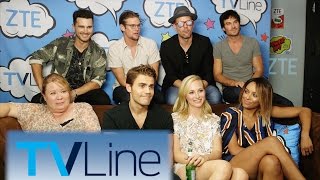 Vampire Diaries Last-Ever Comic-Con Interview  | TVLine Studio Presented by ZTE | Comic-Con 2016