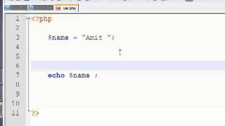 PHP Tutorials pt 4: String Variables