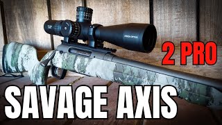 Savage AXIS 2 PRO - First Shots and Sighting In (.243 Winchester)