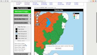 UK Postcode Areas and Districts Map Colouring Tool Tutorial