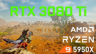 Monstwe Hunter Wilds Beta test - RYZEN 9 5950X - RTX 3080ti