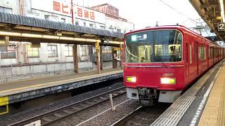 【名鉄3100系＋3300系】土休日1723レ急行一宮行き 3116F＋3303F 6両 東岡崎発車シーン