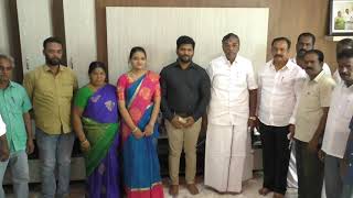 pookadai Ravi family wending EX Minister K.P.Anbalagan wish பூக்கடை ரவி இல்ல திருமணவிழா