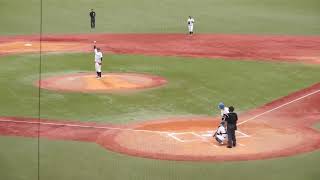 2022/10/8(土) 池田陽佑(立教大学) vs 宮﨑湧(東京大学) ライト前ヒット