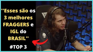 PULGA REVELA OS 3 MELHORES FRAGGERS E IGLs DO BRASIL | Cortes Cast Fortnite