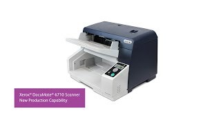 Xerox DocuMate 6710 accelerates digital transformation with production speed and parallel scanning