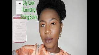 City Color Illuminating Setting Spray Review