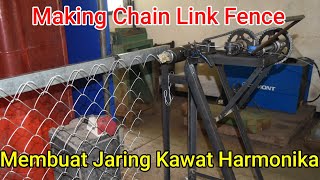 DIY Manual Homemade Chain Link Fencing / Fence Wire Netting