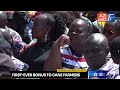 live fireworks as ruto tours mumias kakamega county after uda anc merger