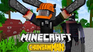 มายคราฟ เอาชีวิตรอดในโลก ChainSawMan กับปีศาจสุดโหด *ตอนเดียวจบ*(Minecraft ChainSaw Man)