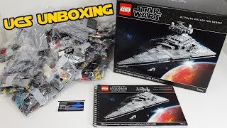 Unboxing the LEGO Star Wars UCS Star Destroyer Set 75252