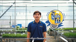 รู้หรือไม่? Ep.7 ย้ายต้นกล้าง่ายนิดเดียว 🌱