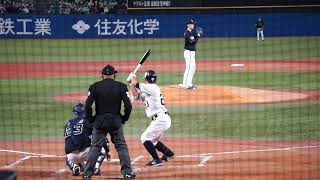 2022/10/29(土) 青木宣親 ファーストゴロ 打席(4回裏) vs 山﨑福也(オリックス・バファローズ)