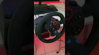Unboxing G29 Logitech Steering Wheel (fbb) with test drive BeamNG Drive Nissan 240sx #shorts