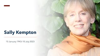 Celebration of Sally Kempton's Life: 23 July 2023