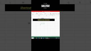 #Excel shortcuts #excelshorts #advanceoll #newexcel