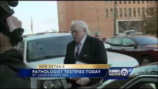 Pathologist testifies to Ferguson police shooting grand jury