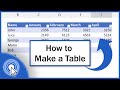 How to Make a Table in Excel (Format as Table)