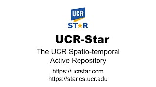 A quick tour on UCR-Star [https://ucrstar.com]